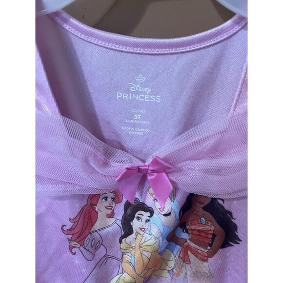 Sleeping Beauty Princess Toddler Girl's Fancy Pink Tulle Nightgown pijama playdr - Picture 2 of 12